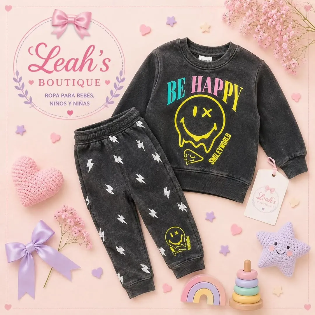 Conjunto Be Happy SmileyWorld