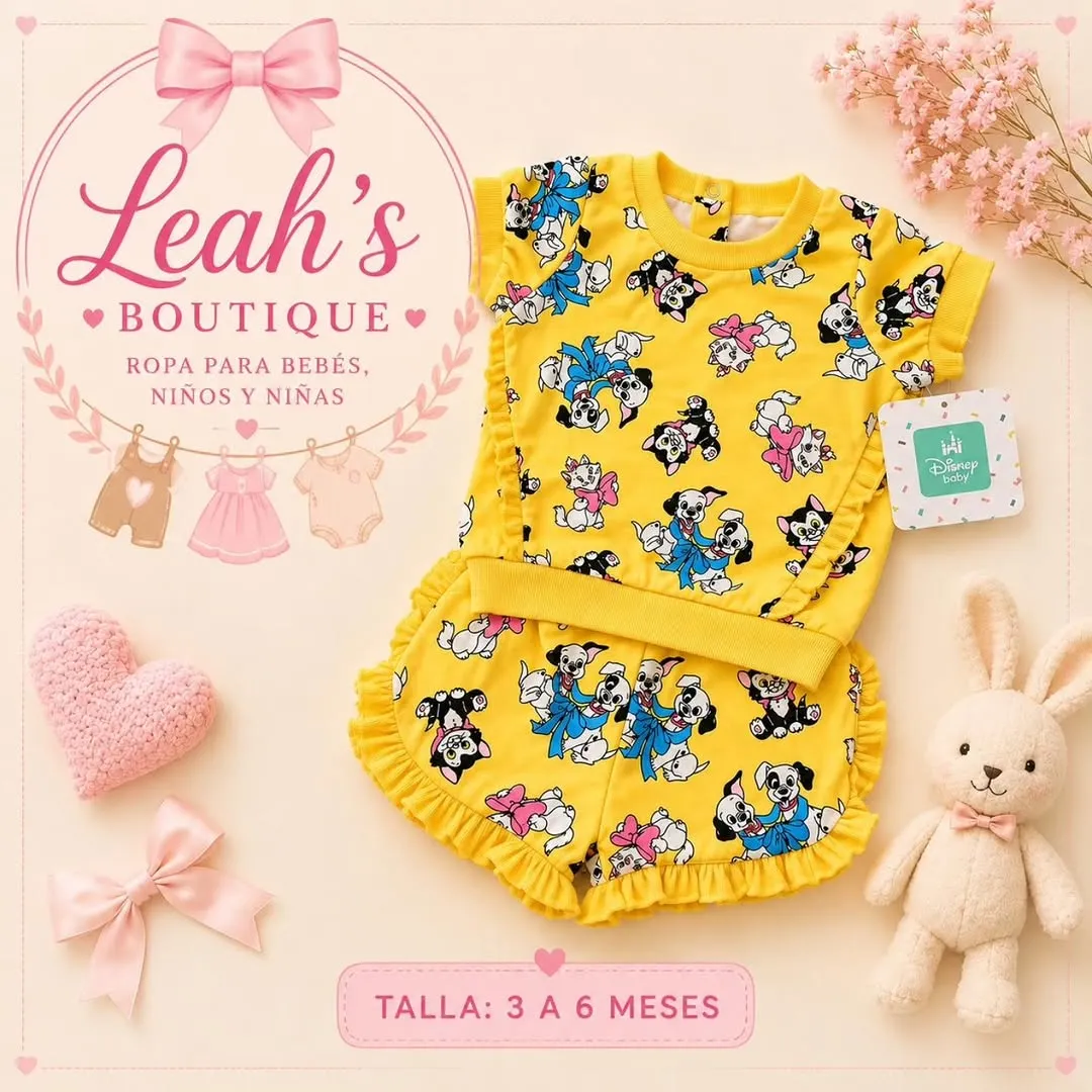 Vestido Disney dálmatas amarillo